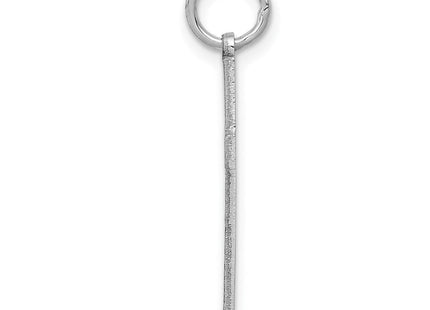 14K White Gold Laser Designed Cross Pendant (Style XR1013)