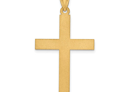 14K gold cross pendant