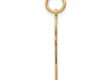14K Laser Designed Passion Cross Charm (Style XR1037)