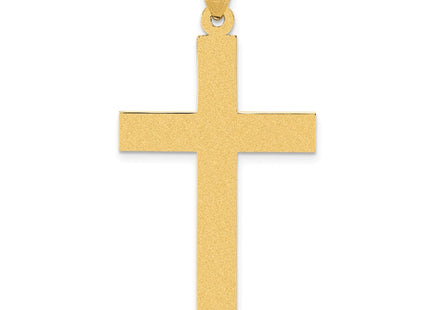 14K gold cross pendant