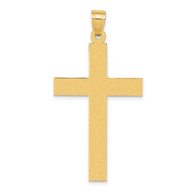 14K gold cross pendant