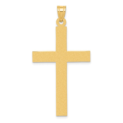 14K gold cross pendant