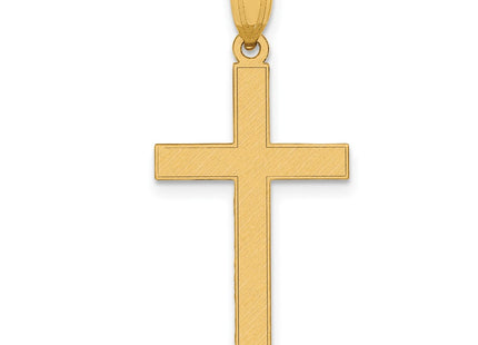 14K gold cross pendant