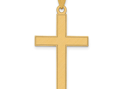 14K gold cross pendant