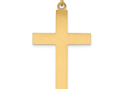 14K Laser Designed Cross Pendant (Style XR1197)