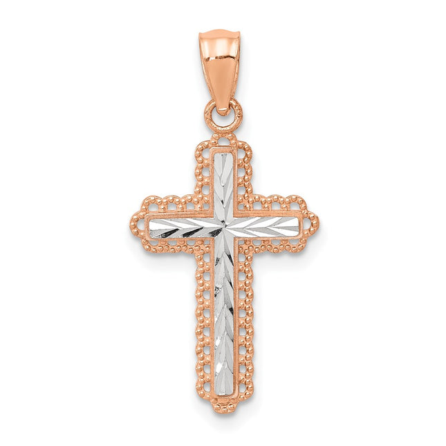14k Rose Gold Pendants Style XR1216 - Classique Jewelry Inc.