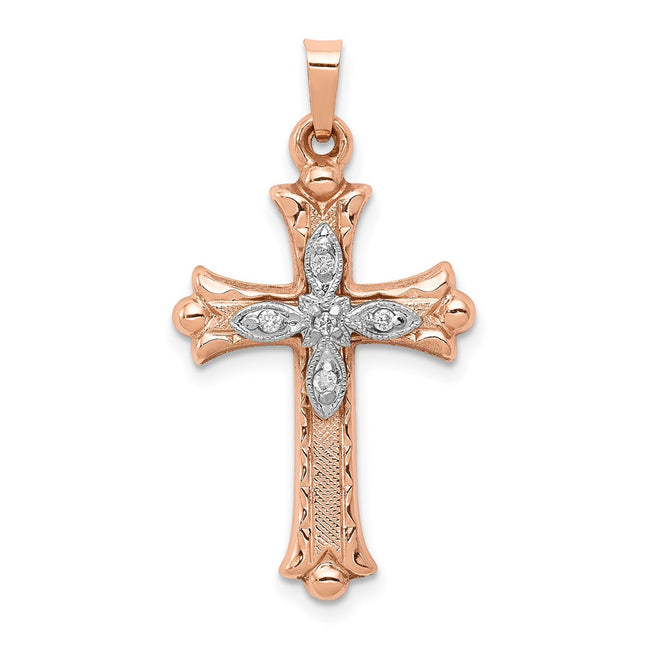 14k Two-tone Pendants Style XR1227 - Classique Jewelry Inc.