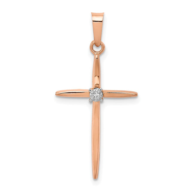 14k Rose Gold Pendants Style XR1233 - Classique Jewelry Inc.