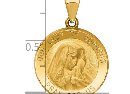 14K gold pendant, another view