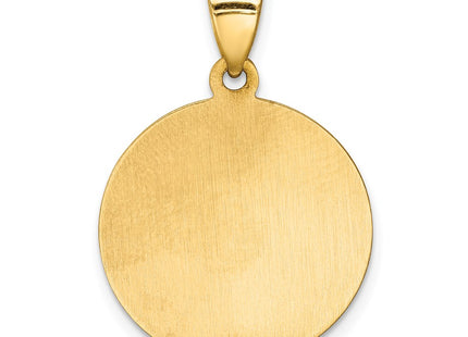14K gold pendant, another view