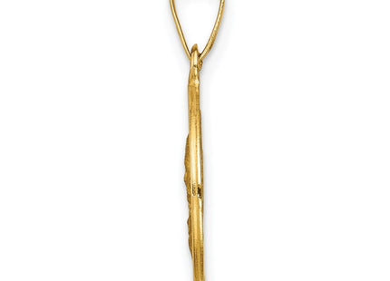 14K gold pendant, alternate view