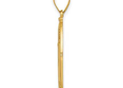 14K gold pendant, alternate view
