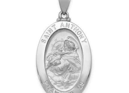 14K white gold pendant