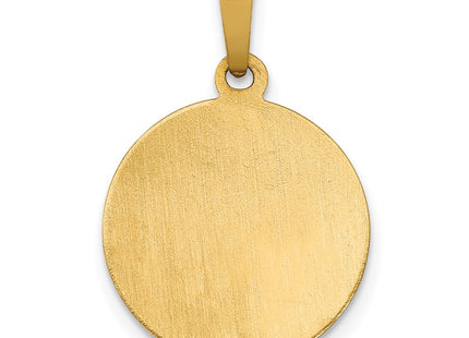 14K gold pendant, further view