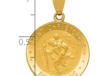 14K gold pendant, another view