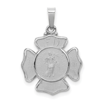 14K white gold pendant