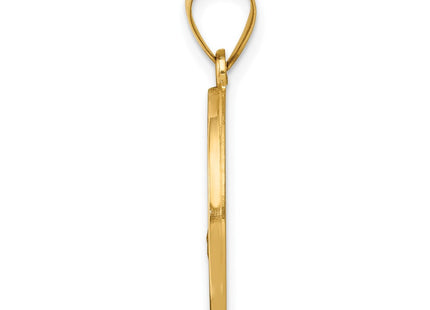 14K gold pendant, alternate view