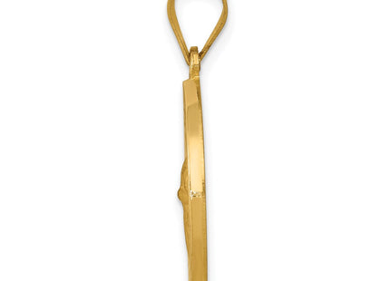 14K gold pendant, alternate view
