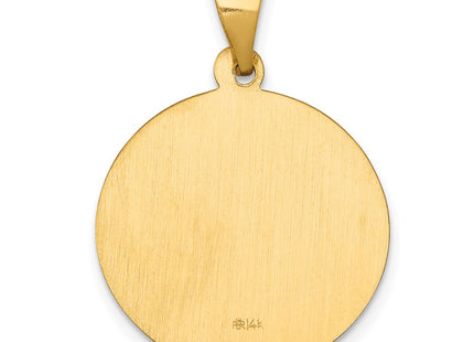 14K gold pendant, further view