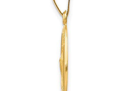 14K gold pendant, alternate view