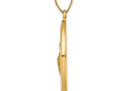 14K gold pendant, alternate view