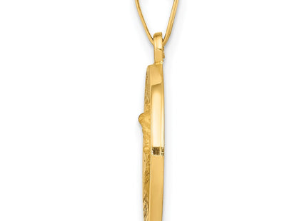 14K gold pendant, alternate view
