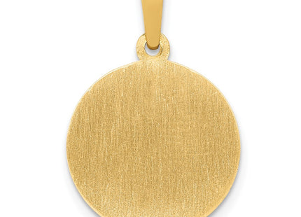 14K gold pendant, further view