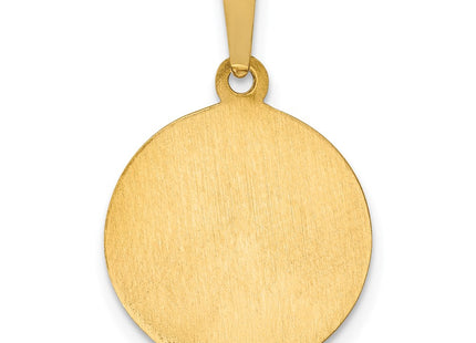 14K gold pendant, further view