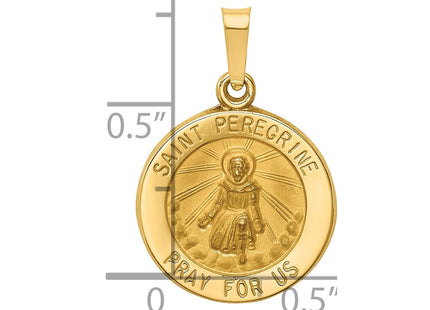 14K gold pendant, another view