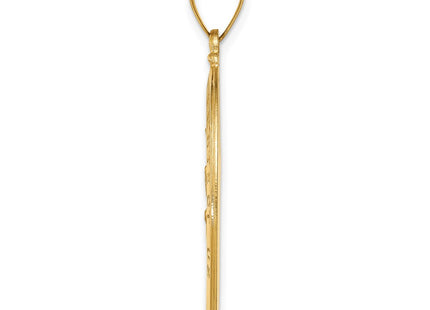 14K gold pendant, alternate view