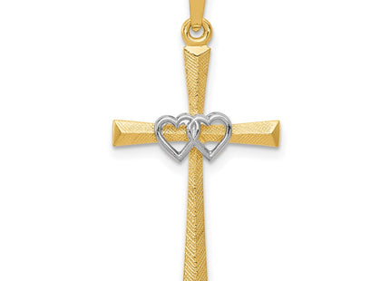 14k Two-tone Pendants Style XR1455 - Classique Jewelry Inc.
