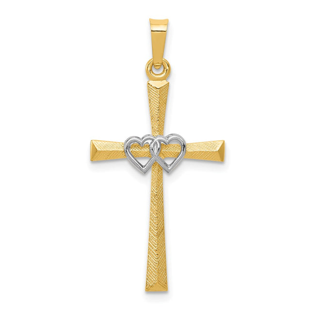 14k Two-tone Pendants Style XR1455 - Classique Jewelry Inc.