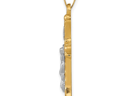14k Two-tone Pendants Style XR1491 - Classique Jewelry Inc.