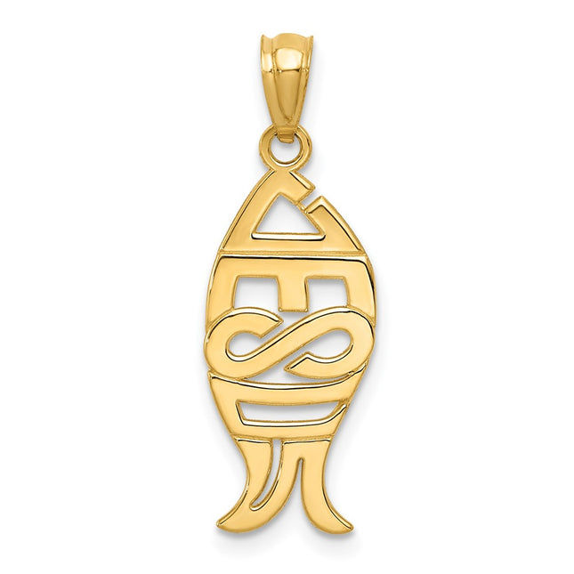 14k Yellow Gold Pendants Style XR1511 - Classique Jewelry Inc.