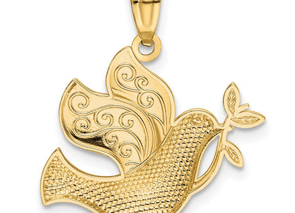14k Yellow & Rhodium Pendants Style XR1512 - Classique Jewelry Inc.