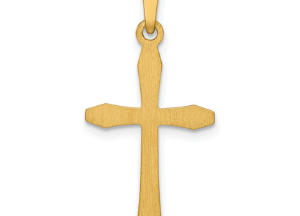 14k Polished Passion Cross Pendant