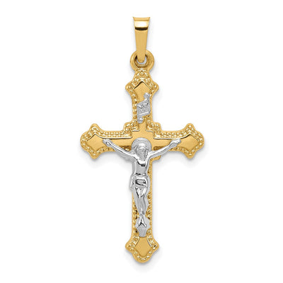 14K gold crucifix pendant