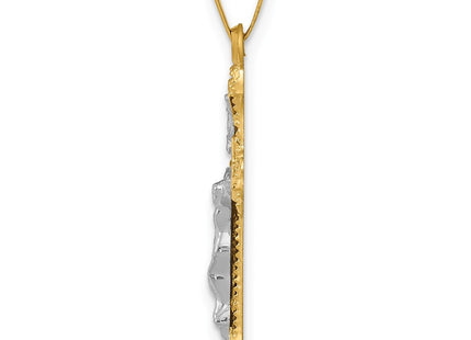 14k Two-tone Pendants Style XR1628 - Classique Jewelry Inc.