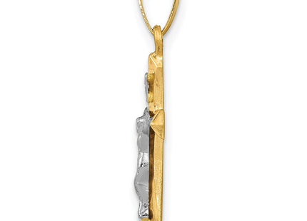 14k Two-tone Pendants Style XR1630 - Classique Jewelry Inc.