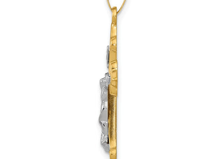 14k Two-tone Pendants Style XR1634 - Classique Jewelry Inc.