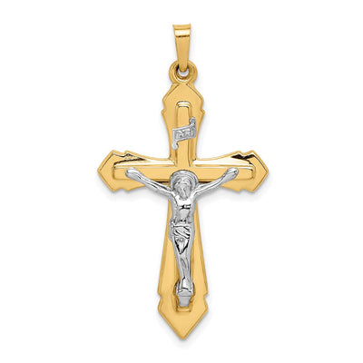 14K gold crucifix pendant