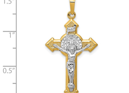 14k Yellow & Rhodium Pendants Style XR1685 - Classique Jewelry Inc.