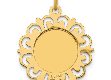 14k Yellow Gold Pendants Style XR1698 - Classique Jewelry Inc.