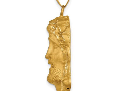 14K gold crucifix pendants & charm, alternate view