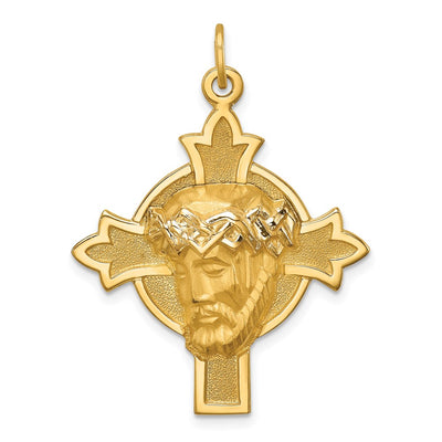 14K gold cross pendants & charm