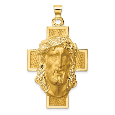 14K gold cross pendants & charm
