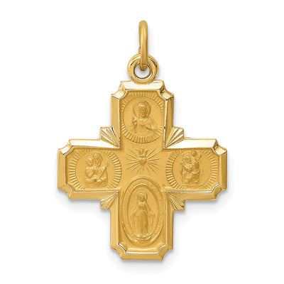 14K gold pendants & charm