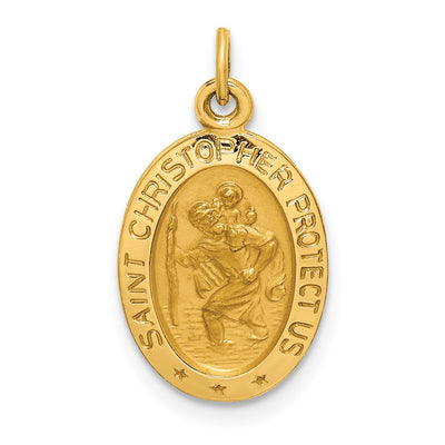 14K gold oval pendants & charm