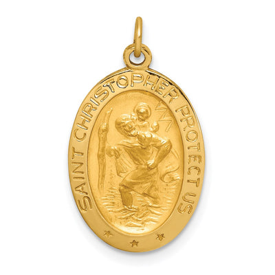 14K gold oval pendants & charm
