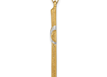 14k Yellow & Rhodium Jewelry Style XR1818 - Classique Jewelry Inc.